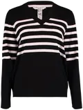 black offwhite stripes