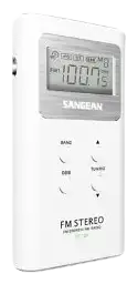 Sangean taskuradio DT-120 valkoinen - 3