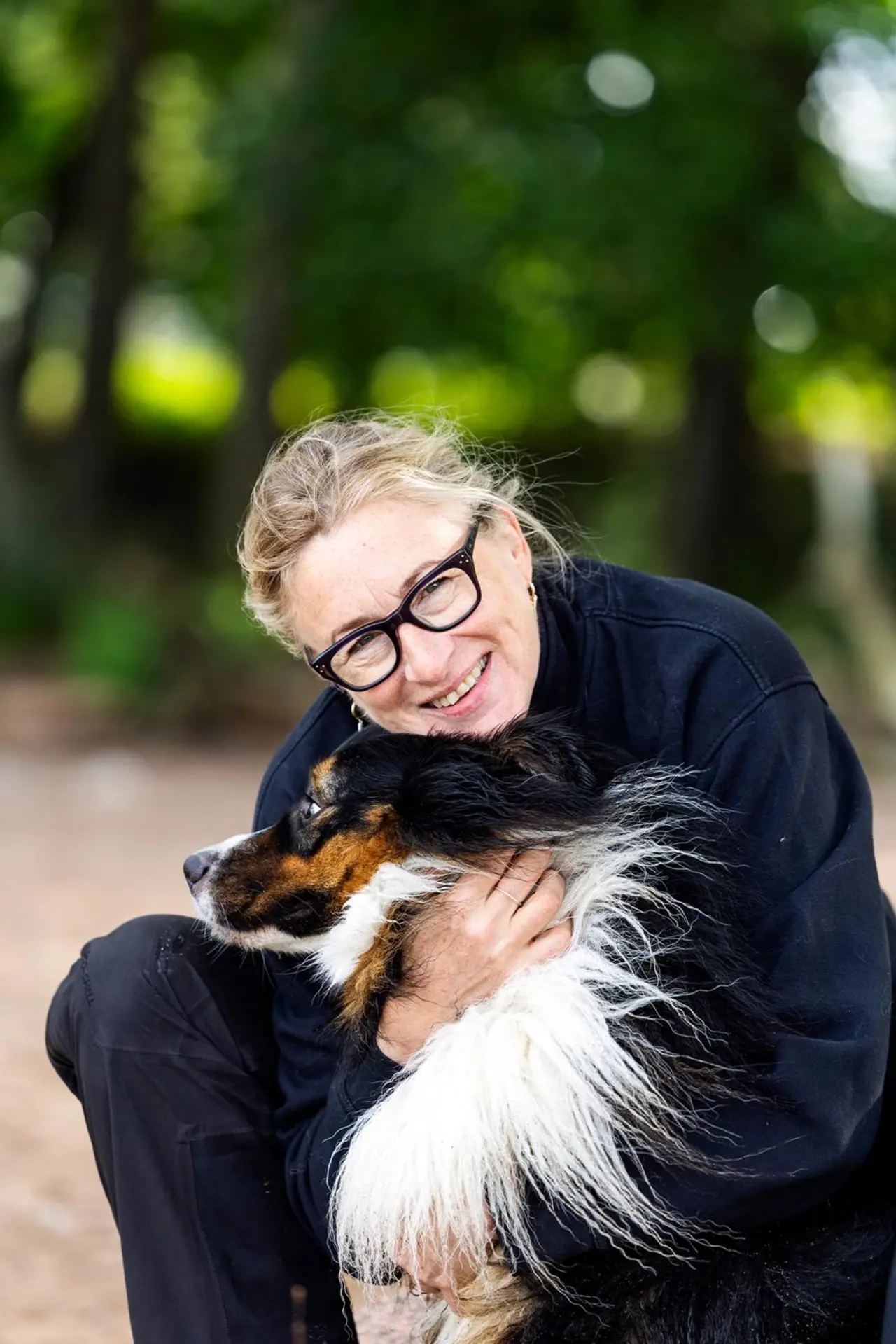 Katja Ståhl ja Gösta-koira