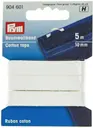 Prym kanttinauha puuvilla 10mm 5m valkoinen