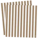 ERNST paperiservetti 33x33cm karamelli/valkoinen raita 20 kpl