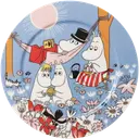 Moomin Arabia Perheen parissa tarjoilulautanen 30 cm