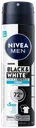 NIVEA MEN 150ml Black & White Invisible Fresh Deo Spray -antiperspirantti