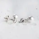 Cailap Hopeakorvakorut roikkuva kivi- ja helmikoriste