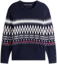 Tommy Hilfiger Placed fairisle wool blend neule