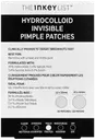 The Inkey List Hydrocolloid Invisible Pimple Patches näppylaastarit 22 kpl