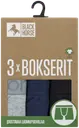 Black Horse miesten bokserit 3-pack I125