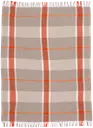 Pentik Ruutu torkkupeitto 130x170 cm oranssi