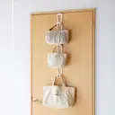 Yamazaki käsilaukkuteline koukuilla valkoinen S