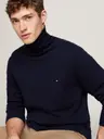 Tommy Hilfiger Lambswool roll neck neulepoolo