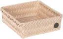 Handed By kierrätysmuovinen matala neliö kori sahara 7 x 18 x18 cm