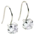 Blomdahl NT Pendant Tiffany korvakorut 7mm, CZ White
