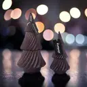 Puttipaja Kuusikynttilä metalli tumma luumu pieni 17 cm