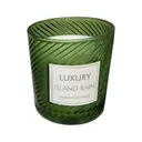 Tuoksukynttilä lasi 9x9x10 cm vihreä Island Rain