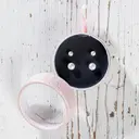 Cailap Hopeakorvakorusetti 2 paria, valkoiset helmet