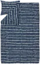 Marimekko Räsymatto Pussilakana ja tyynyliina 150x210/50x60 cm tummansininen/valkoinen