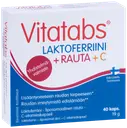 Vitatabs Laktoferriini + Rauta + C Laktoferriini-rauta-c-vitamiinikapseli 40 kaps
