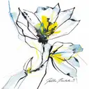 DESIGNS FOR DUNI Jukka Rintala 20kpl 24cm 3-krs Snow Flower lautasliina