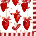 Havi lautasliina Joulukaramelli 24cm 20kpl