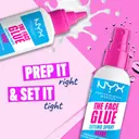 NYX Professional Makeup The Face Glue Setting Spray meikinkiinnityssuihke 60 ml