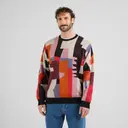 Dedicated Sweater mora abstract chaos multi color