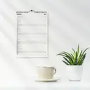 Burde Seinäkalenteri 2026 Black and white 2 saraketta