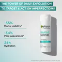 Garnier PureActive Salicylic Exfoliating Liquid Care Kasvovesi epäpuhtaalle iholle 120 ml