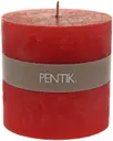 Pentik Pöytäkynttilä Punainen 7,5x7,5 cm