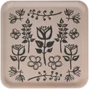 Taikapuutarha tarjotin 33x33cm