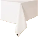 Haomy Pöytäliina Corte pellava-puuvilla 160x250 cm valkoinen