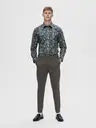 Selected Slhslimsoho-aop mix shirt ls b kauluspaita