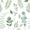 DUNI 20kpl 33x33cm 3-krs Greenery lautasliina