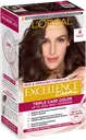L'Oréal Paris Excellence Creme 4 Brown Tummanruskea kestoväri 1kpl