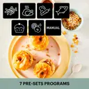 OBH Nordica XXL Dual Easy 11l air fryer AG9428S0 musta