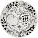 Arabia Paratiisi lautanen 21 cm, musta