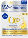 NIVEA 50ml Q10 Anti-Wrinkle Extra Nourish Deep Restoring Day Cream SK15 -päivävoide