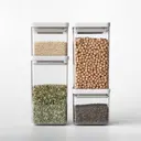 Brabantia nelikulmainen säilytyspurkki 0,7L light grey