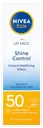 NIVEA SUN 50ml UV Face Shine Control Cream SK50 -aurinkosuojavoide