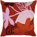 Pentik Kastanja brodeerattu tyynynpäällinen 45x45 cm oranssi