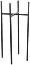 Mica decorations Kukkaruukkuteline Ascot 24x24x55 cm musta