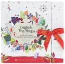 English Tea Shop Luomu teejoulukalenterikirja, valkoinen 25pss 50g