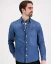Tommy Jeans Tjm denim regular fit shirt ext farkkupaita