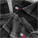 Tommy Jeans Tjm check sherpa overshirt ext fleecetakki