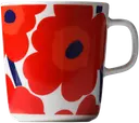 Marimekko Oiva / Unikko -muki 4 dl punainen