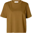 Selected SLFEssential Boxy t-paita