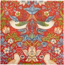 William Morris Strawberry Thief punainen lautasliina 20kpl/33cm