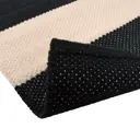 NOKOHOME Laituri puuvillamatto 140x200 cm musta