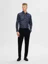 Selected Homme Slhslimsoho-ethan aop shirt ls kauluspaita
