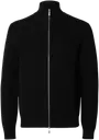 SELECTED HOMME Slhdane ls knit structure full zip neuletakki