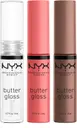 NYX Professional Makeup Butter Gloss Lip Trio lahjapakkaus